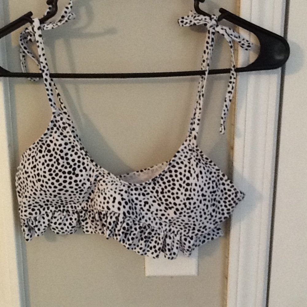 Dalmatian Print Bikini Top